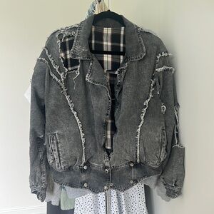 Retrofete Reversible Denim/Flannel Jacket